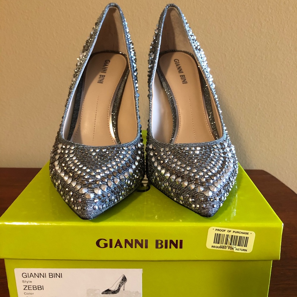 GIANNI BINI ZEBBI GRAPHITE - SIZE 8.5